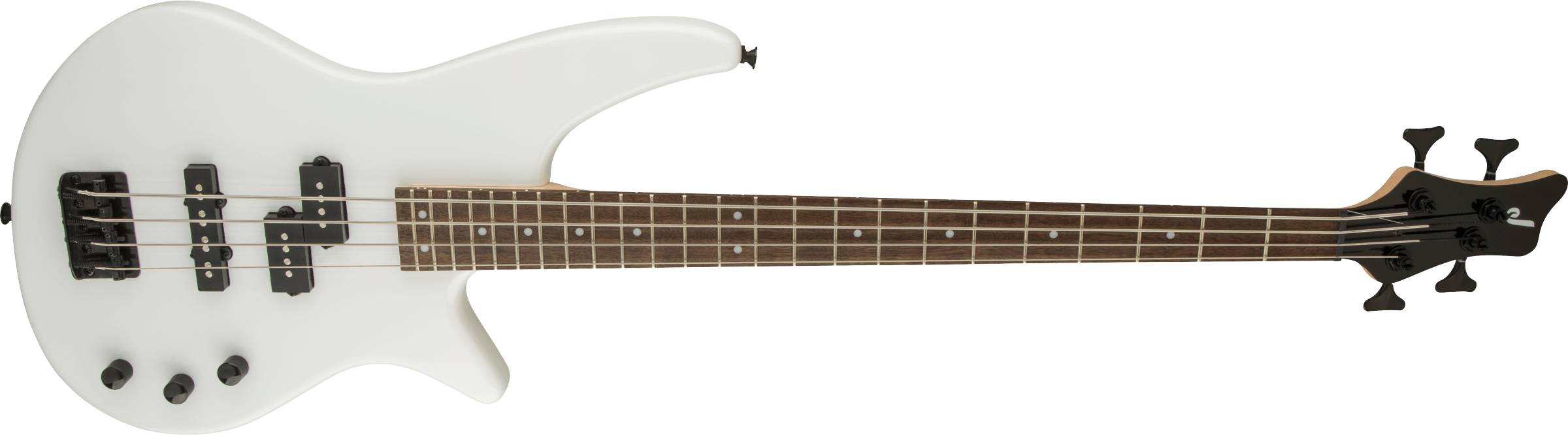 Nスケール　ホワイトベースクルー2 JS Series Concert™ Bass JS2, Amaranth Fingerboard, Snow White