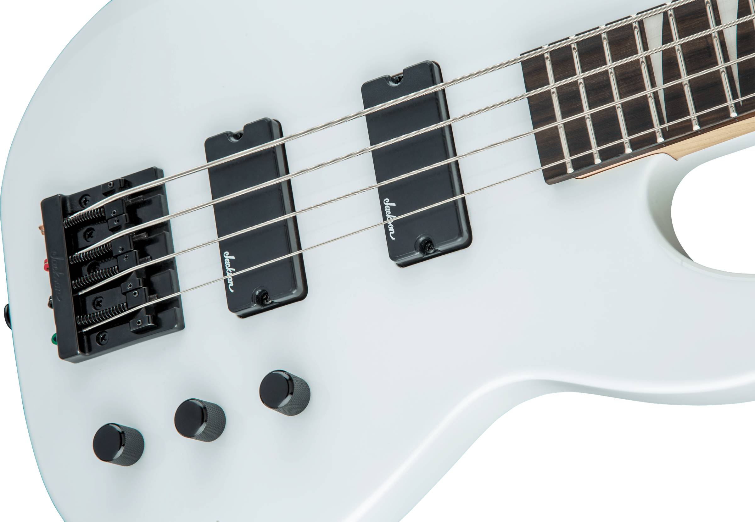 JS Series Concert™ Bass JS2, Amaranth Fingerboard, Snow White