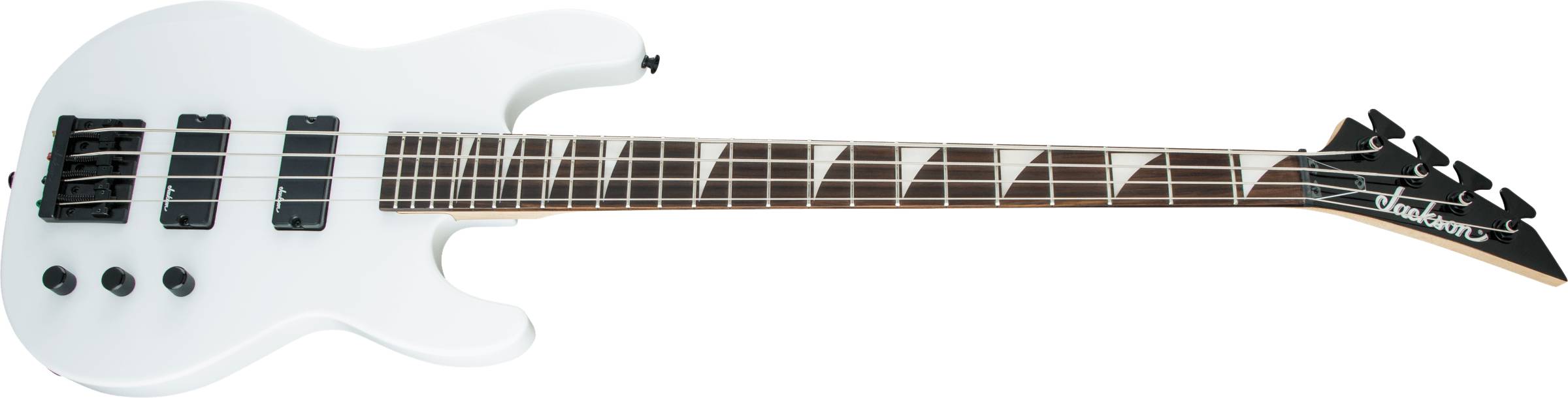 JS Series Concert™ Bass JS2, Amaranth Fingerboard, Snow White