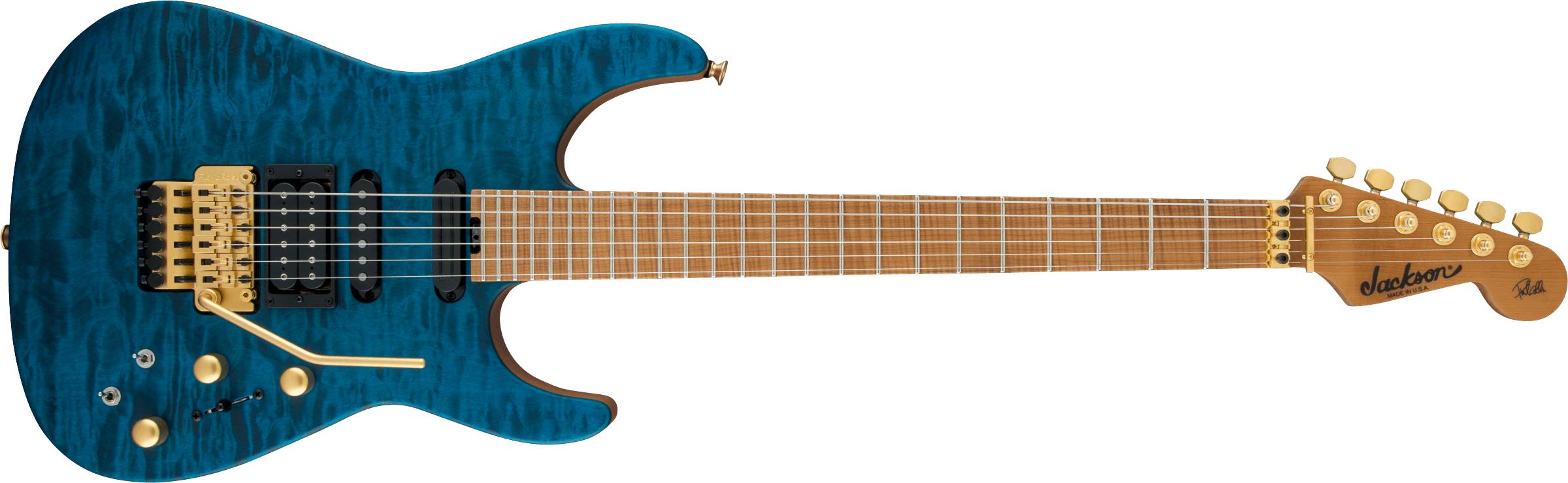 USA Signature Phil Collen PC1™ Satin Stain, Caramelized Flame