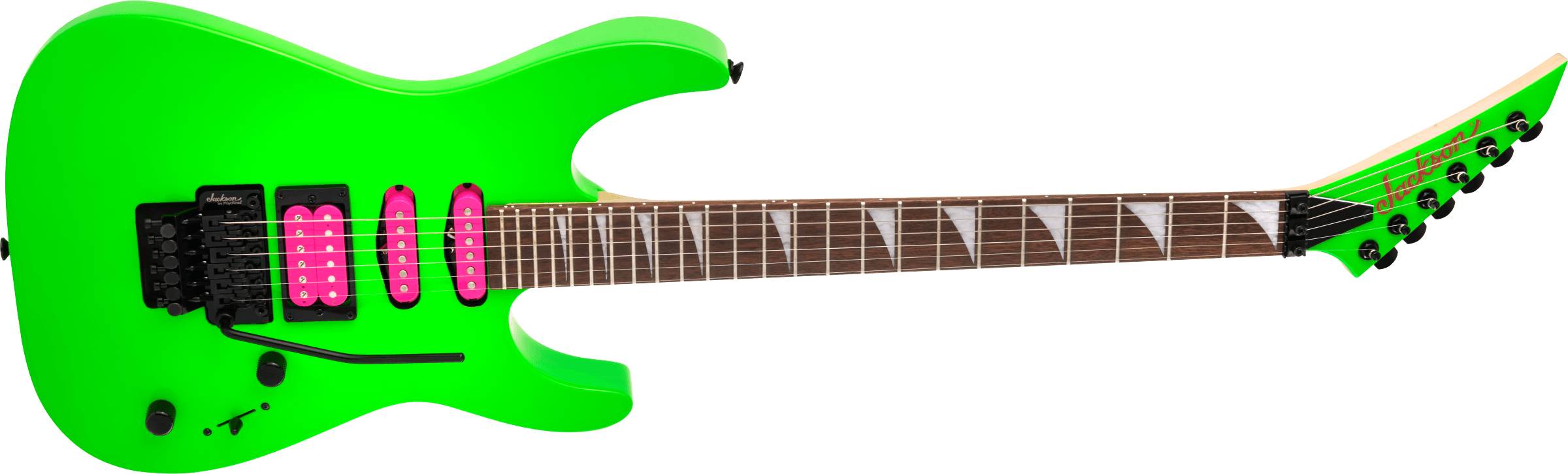 JACKSON ディンキー X Series Dinky™ DK3XR HSS, Laurel Fingerboard, Neon Green