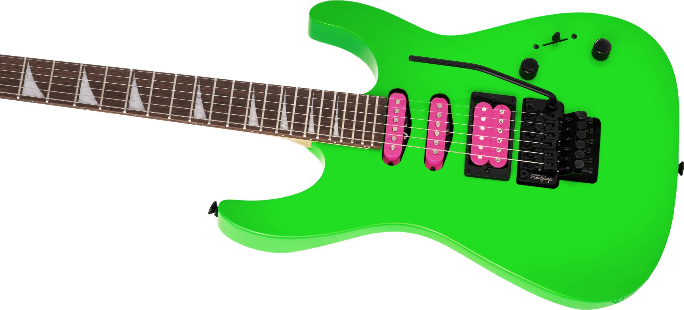 X Series Dinky™ DK3XR HSS, Laurel Fingerboard, Neon Green