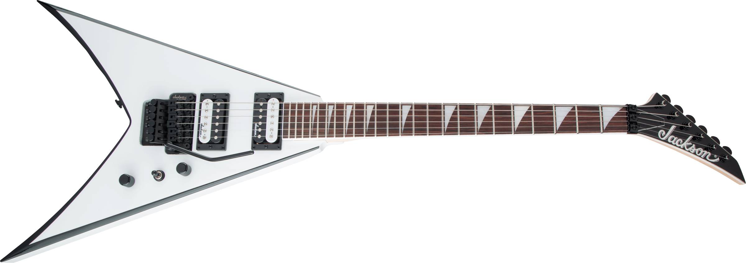 JS Series King V™ JS32, Amaranth Fingerboard, White with