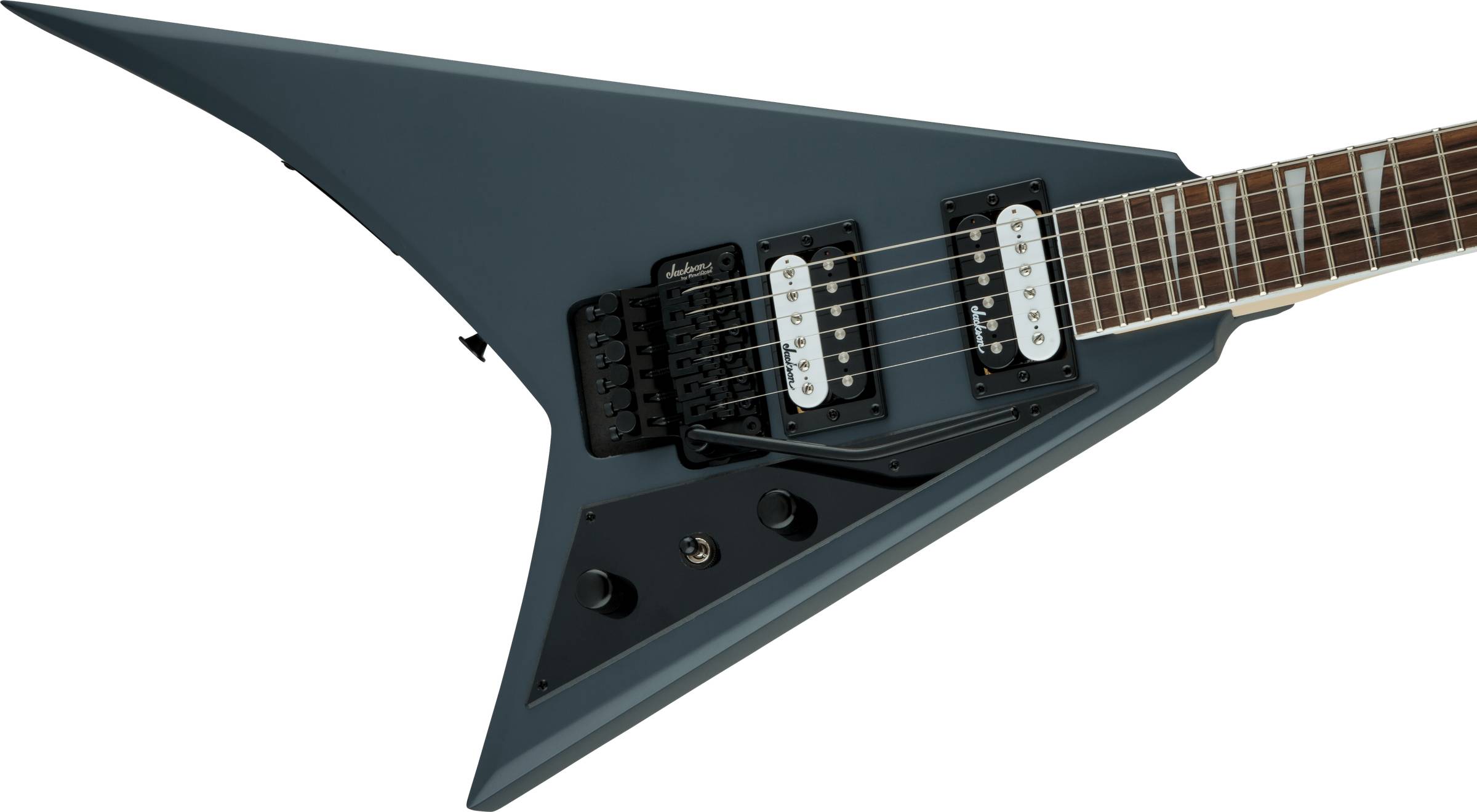 JS Series Rhoads JS32, Amaranth Fingerboard, Satin Gray