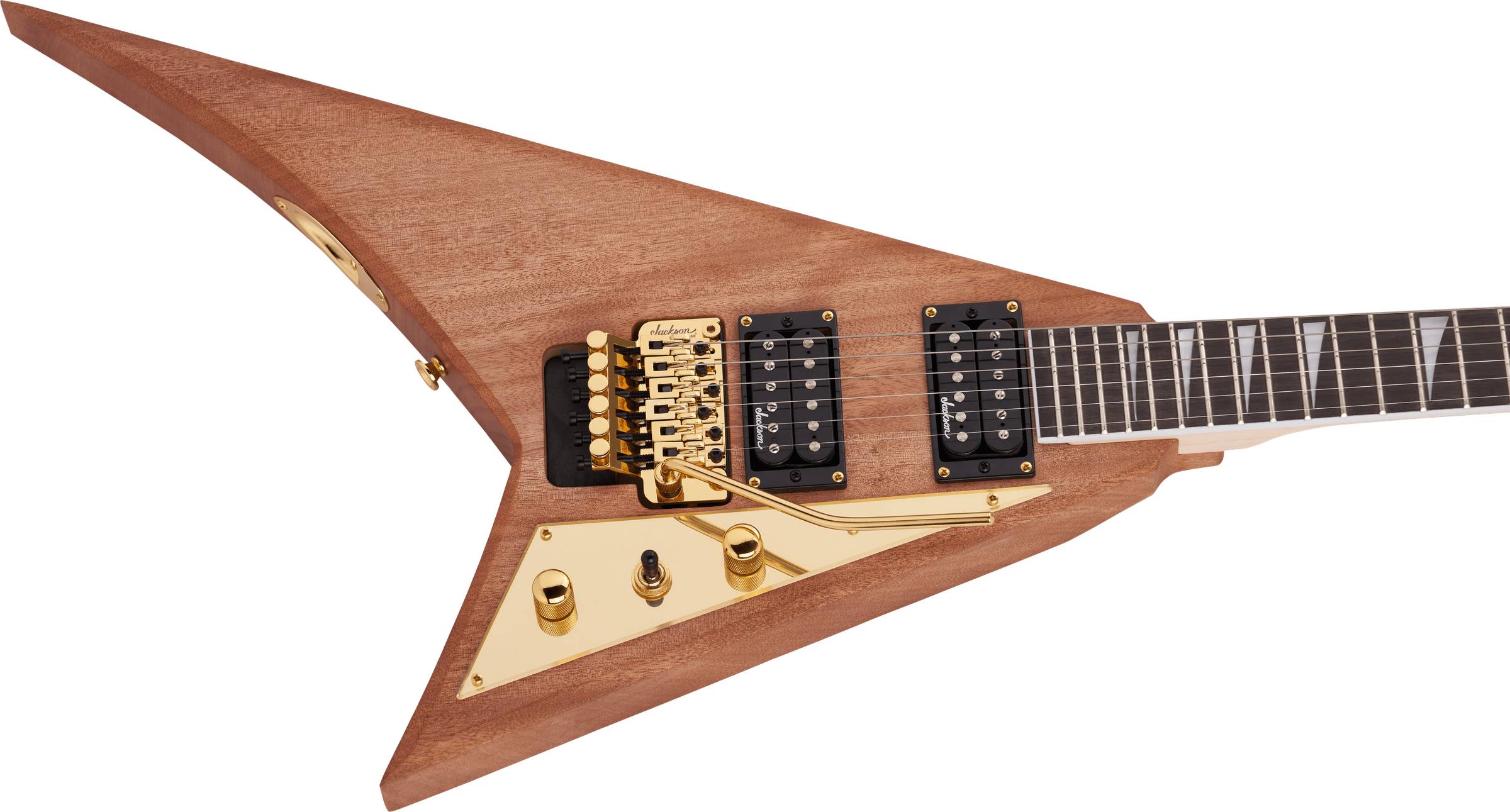 JS Series Rhoads MAH JS32, Amaranth Fingerboard, Natural