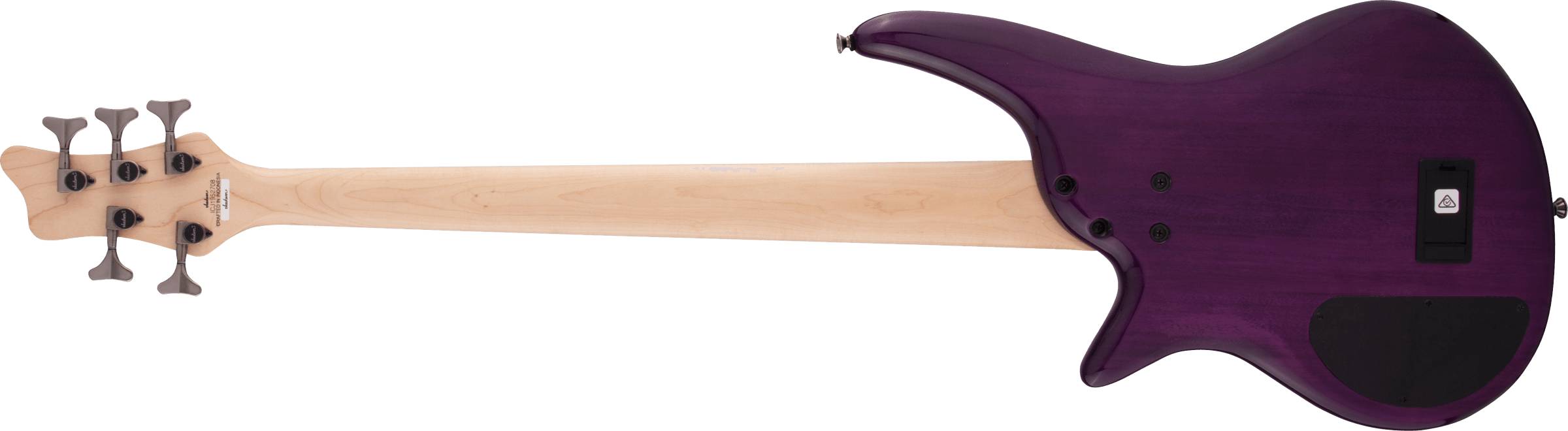 JS Series Spectra Bass JS3QV, Laurel Fingerboard, Purple Phaze